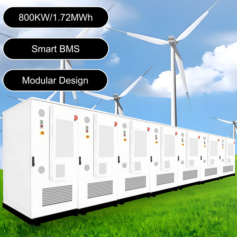 1.72MWh BESS 20HC Container Solar Energy Storage System With LFP Battery Smart BMS Solution