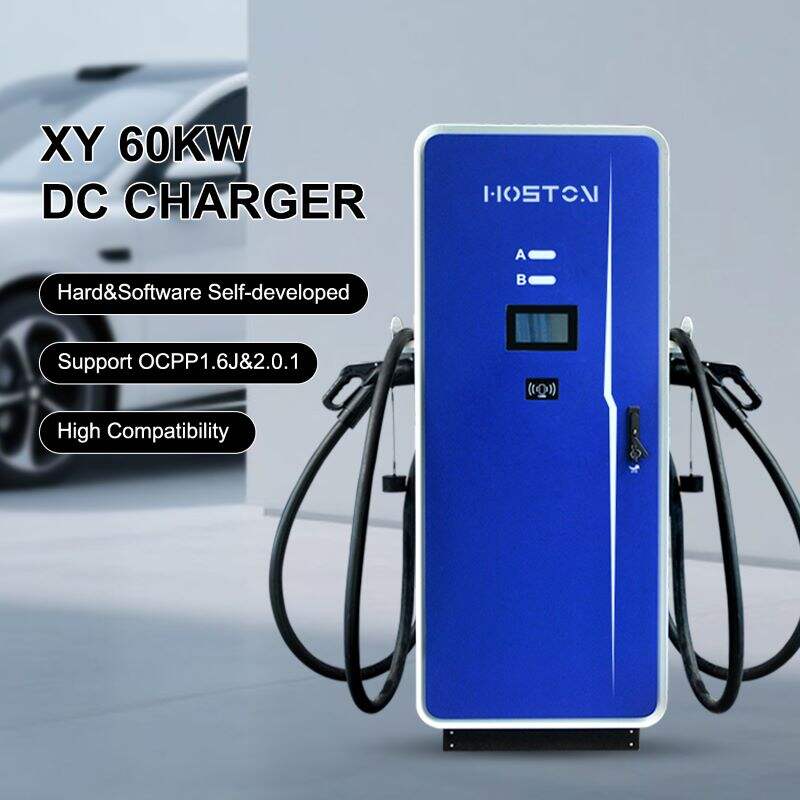 TUV 60 kW/80 kW EV Laaistasie OCPP Vloer Gemonterde DC EV Laaier Chademo CCS GB/T