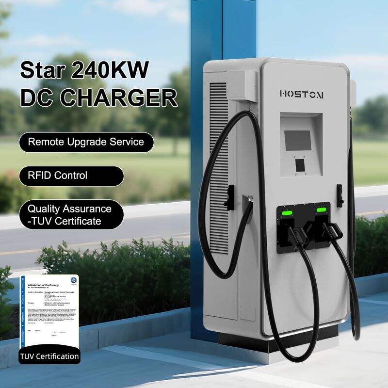 240kW ultrarychlá stejnosměrná nabíjecí stanice pro elektrické autobusy s certifikací TUV, kompatibilita CHAdeMO, CCS a GB/T