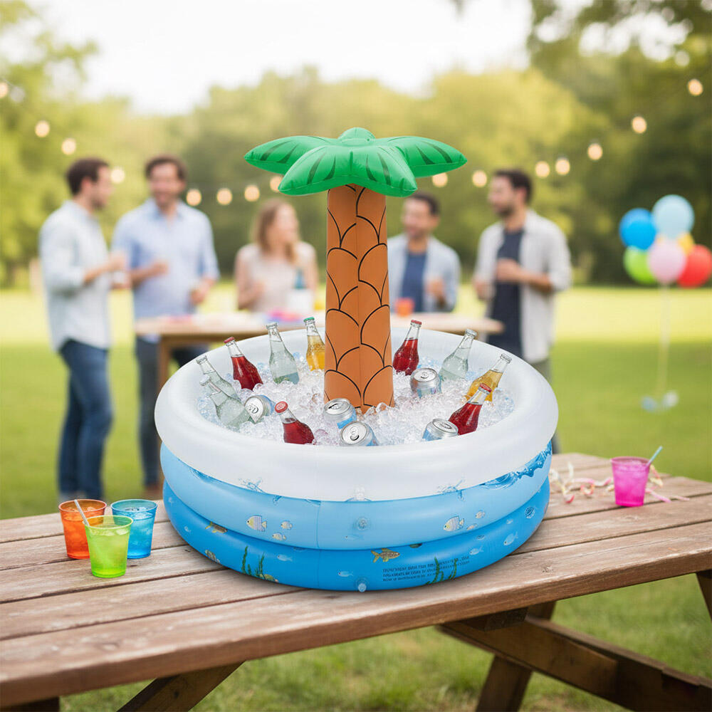 Inflatable Palm Tree Cooler Blow up Summer Swimming Pool Party Decorations