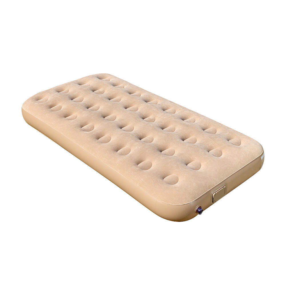Inflatable Air Bed With Built In Rechargeable Detachable Pump Twin Size Foldable Air Bed