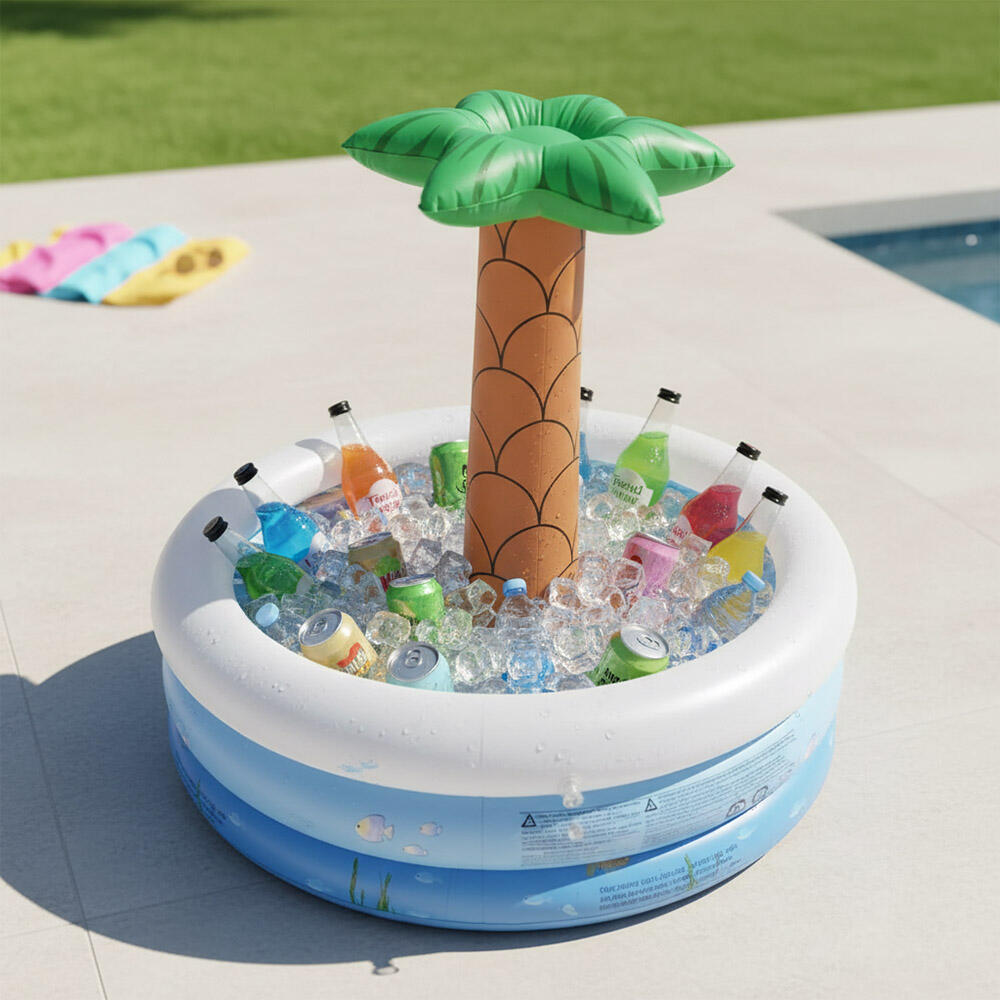 Inflatable Palm Tree Cooler Blow up Summer Swimming Pool Party Decorations
