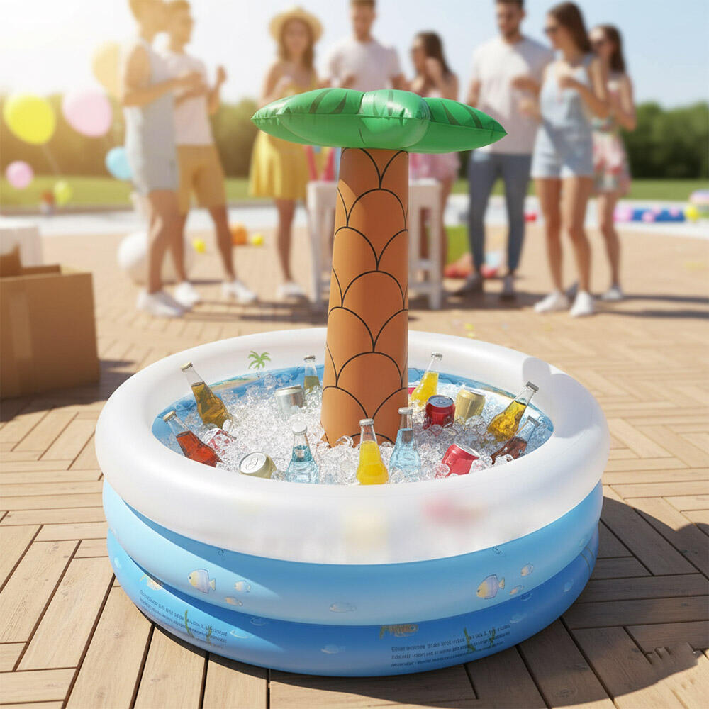 Inflatable Palm Tree Cooler Blow up Summer Swimming Pool Party Decorations