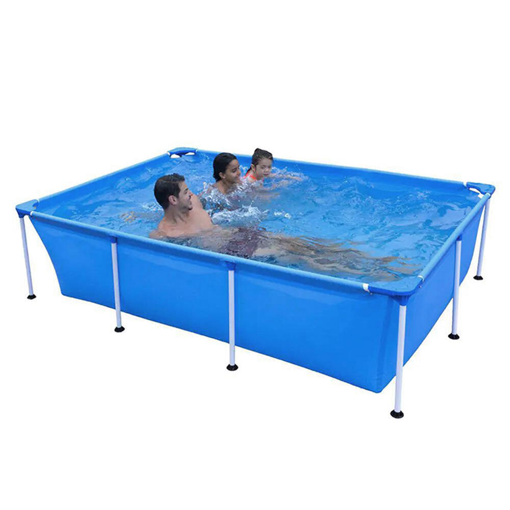 Durable Rectangular Farme Pool Outdoor Backyard Above Swimming Poool for Family Fun