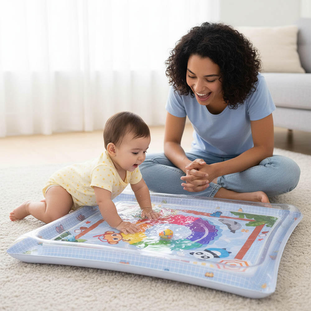 空気を入れるうつぶせ練習マット 嬰児および幼児用高級ベビー水遊びマット