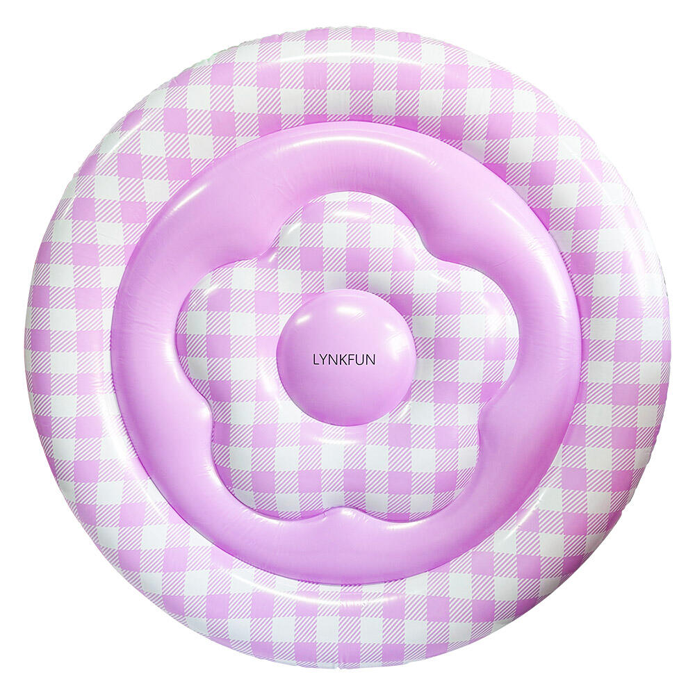 Jumbo Inflatable Round Island Pool Float High Quality Water Floating Raft