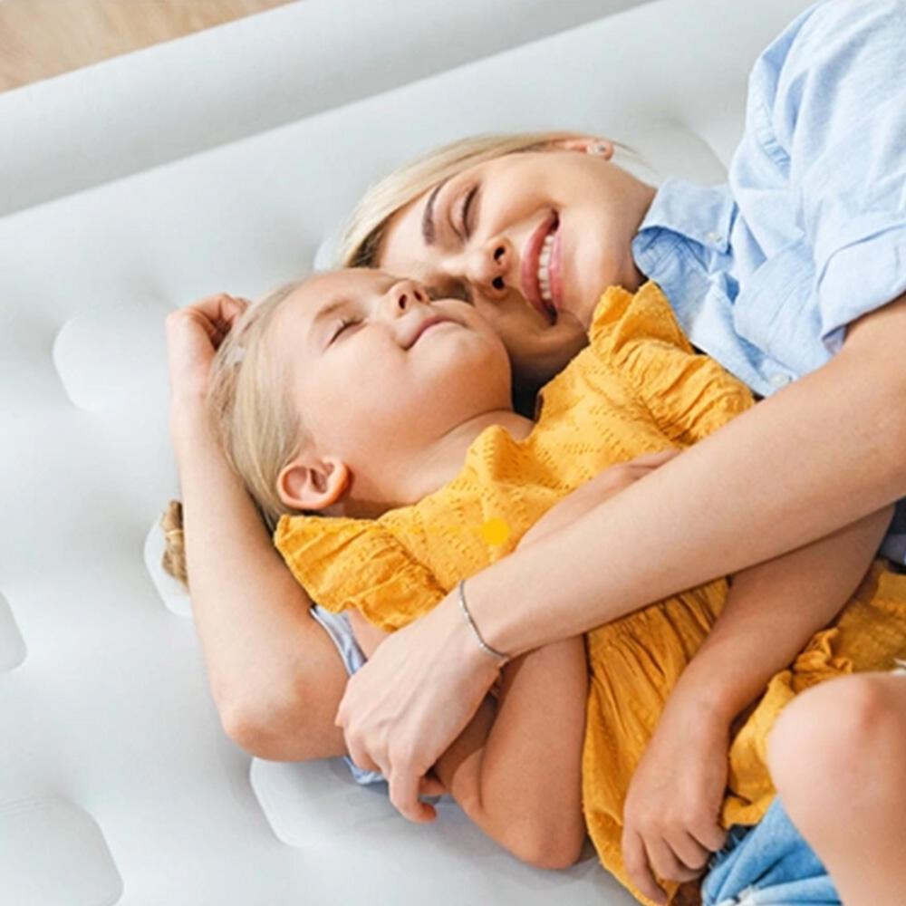 Queen Size Inflatable Automatic Air Bed Mattress with Built in Rechargeable Pump