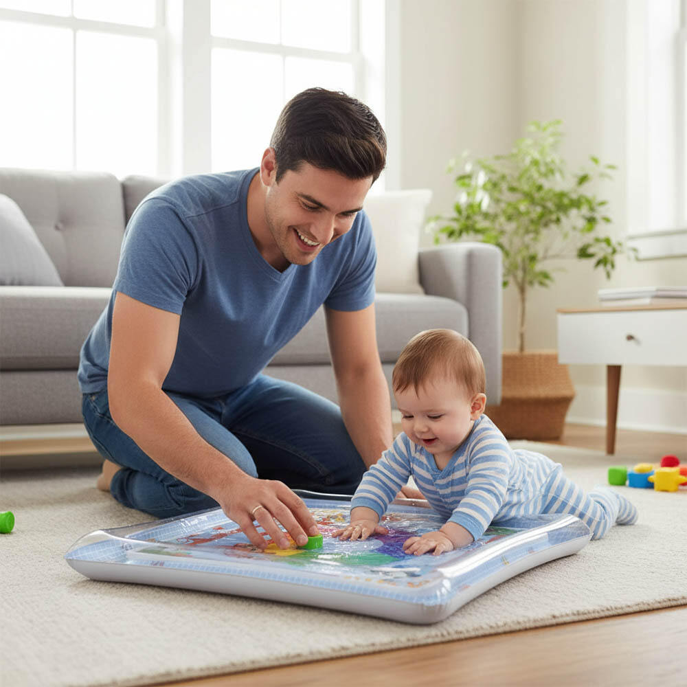 空気を入れるうつぶせ練習マット 嬰児および幼児用高級ベビー水遊びマット