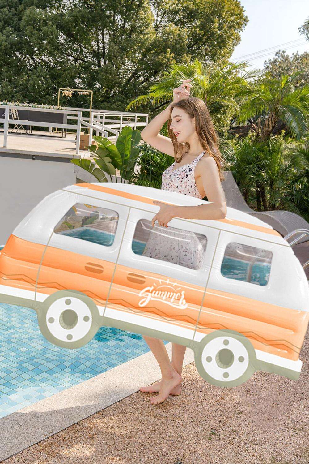 Inflatable Bus Swimming Pool Mats