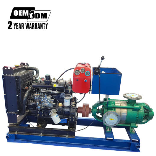 Diesel engine multistage high pressure pump