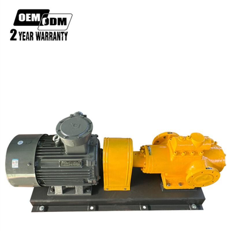 Three screw oil pump