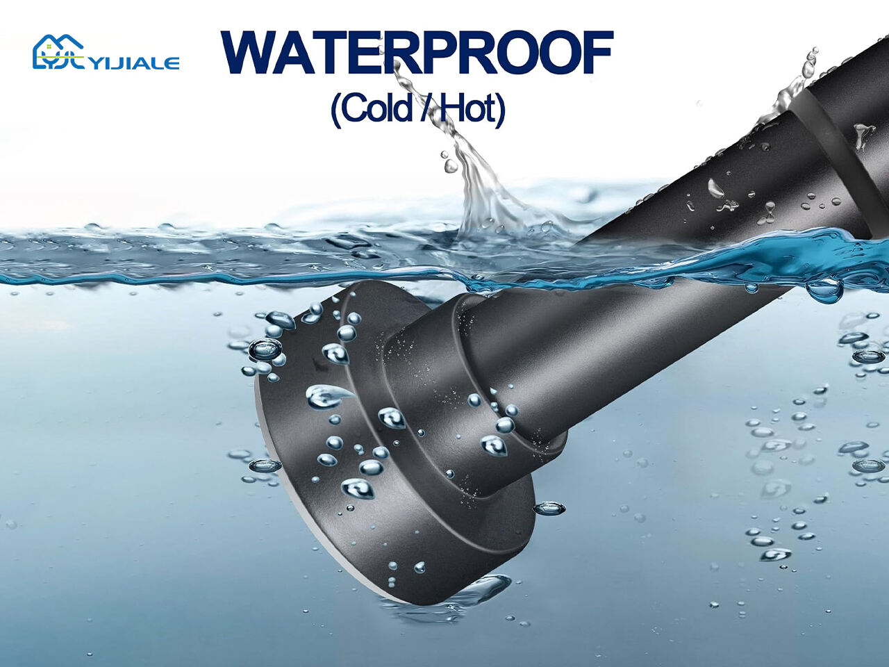 Non-Drilling Shower Rod Spotlight: YIJIALE’s Waterproof Design Elevates Global Bathroom Settings
