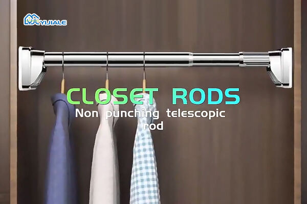 Astuce dressing : Barre de rideau pour un porte-vêtements