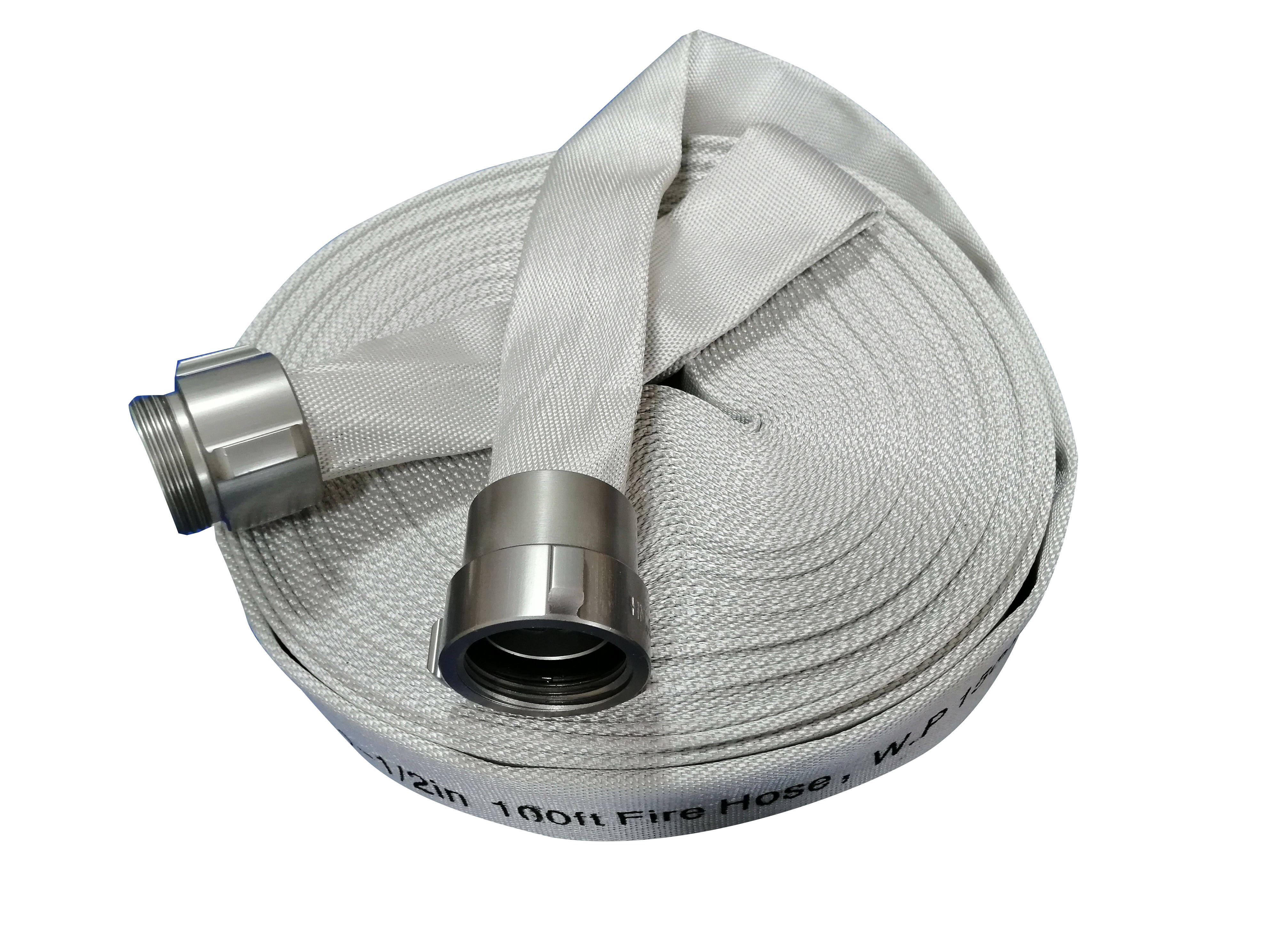 Fire hose with American type NH aluminum coupling