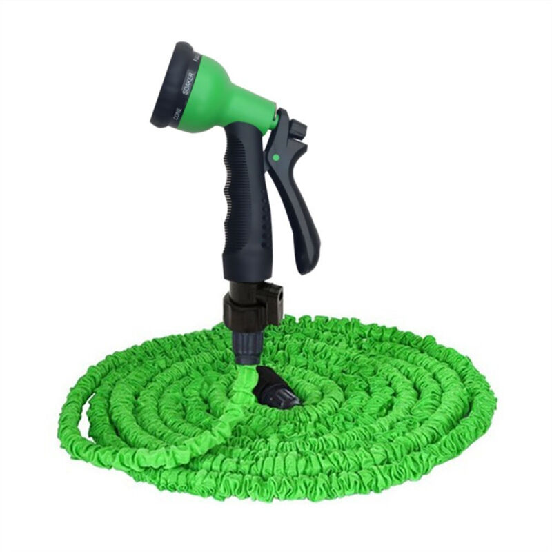 Green Expandable Garden Hose