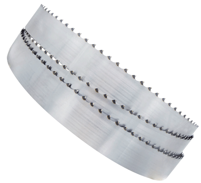 Vertical alloy band saw blade