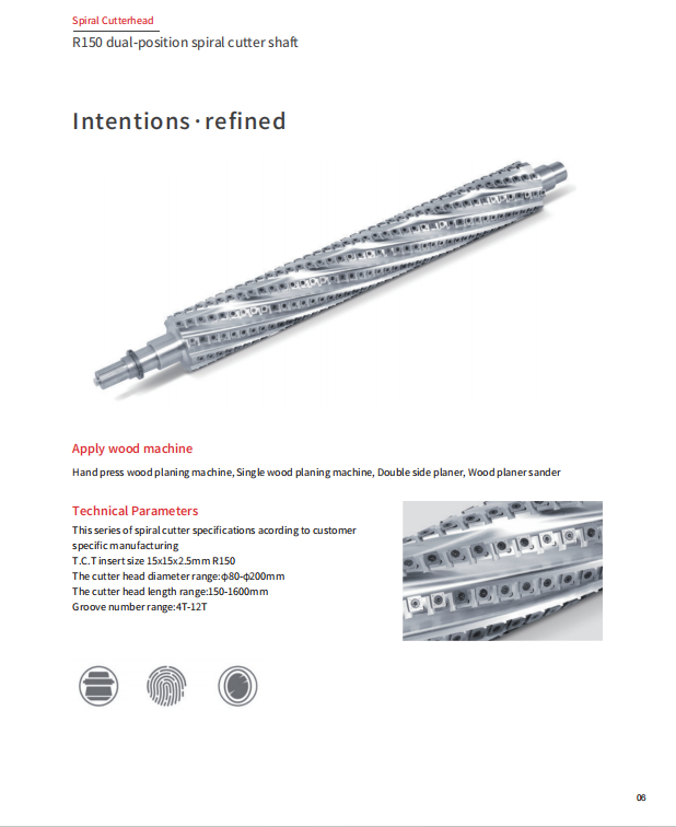 spiral cutter shaft  manufacture