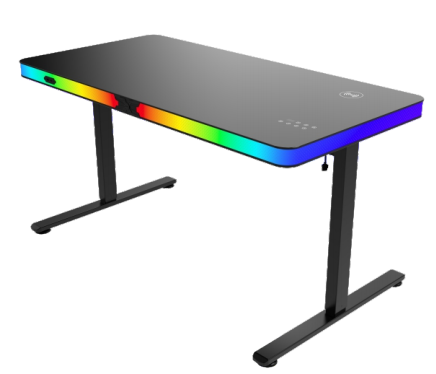 Professioneller Lieferant Elektrischer Höhenverstellbarer RGB-Gaming-Tisch Computer Laptop PC Tisch