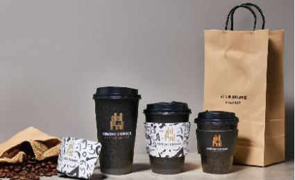 takeaway coffee pack for cafe