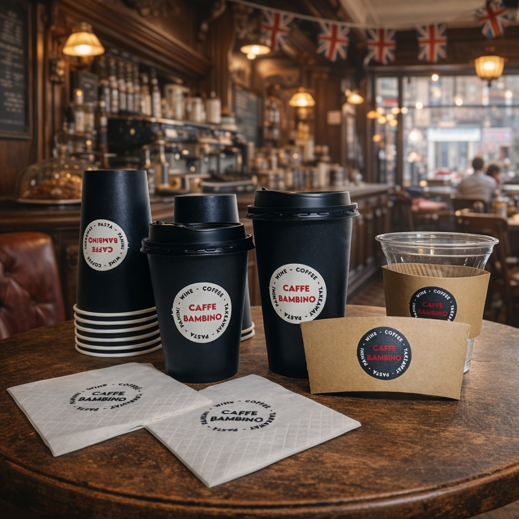 How to match custom coffee cups with branded sleeves?