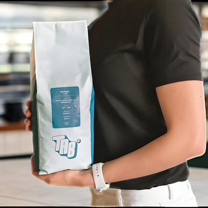 Sacs en kraft étanches pour café avec valve de dégazage