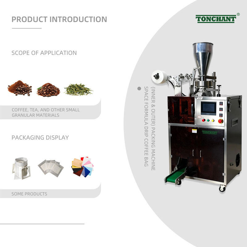 Space Formula Drip Coffee bag (inner & outer) packing machine