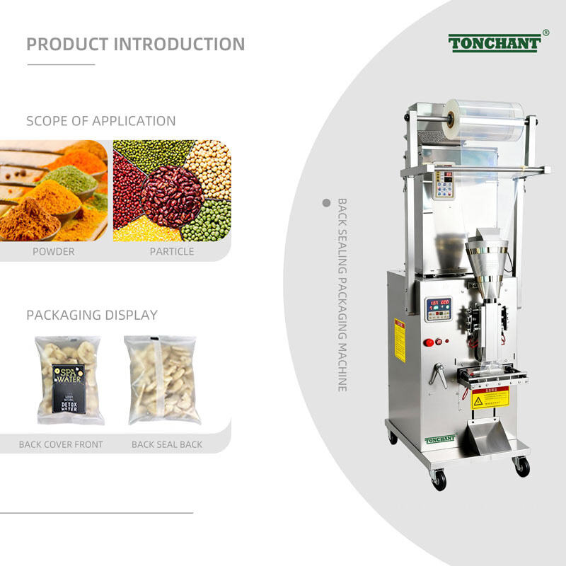 1-500g Back sealing filling and packing machine