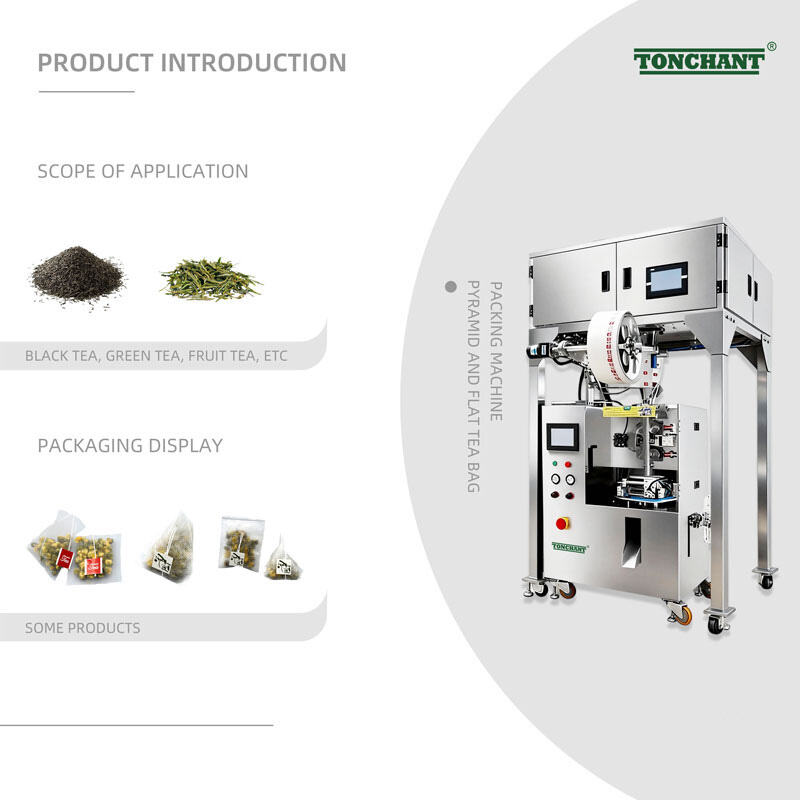 Pyramid and Flat tea bag packing machine