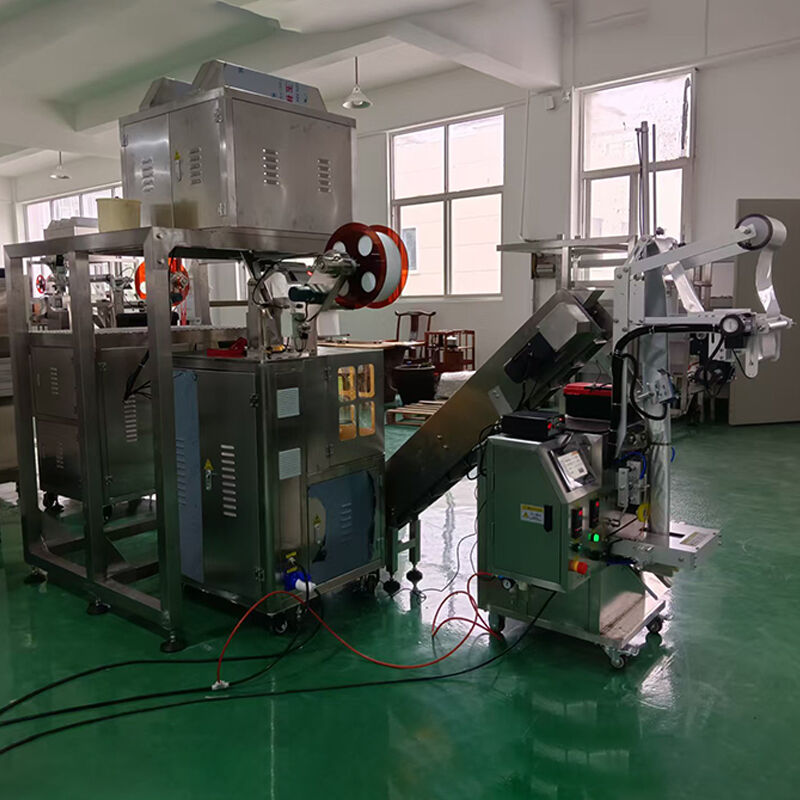 Vertical Pyramid Tea Bag Packaging Machine with Outer Envelope
