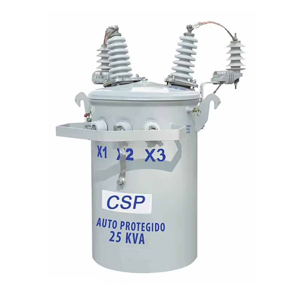 S-M 24KV 100kva Einphasiger Masttransformator Ölkühler Verteilungsnetztransformatoren