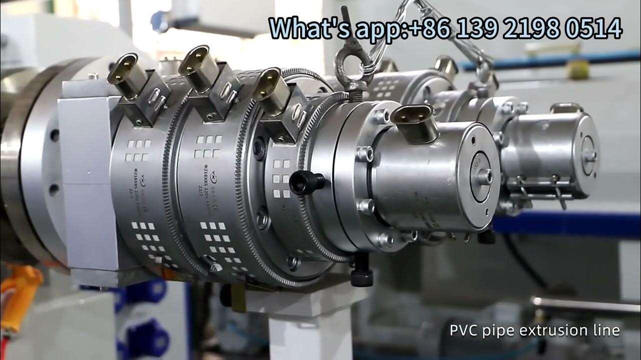 Pvc pipe extrusion line