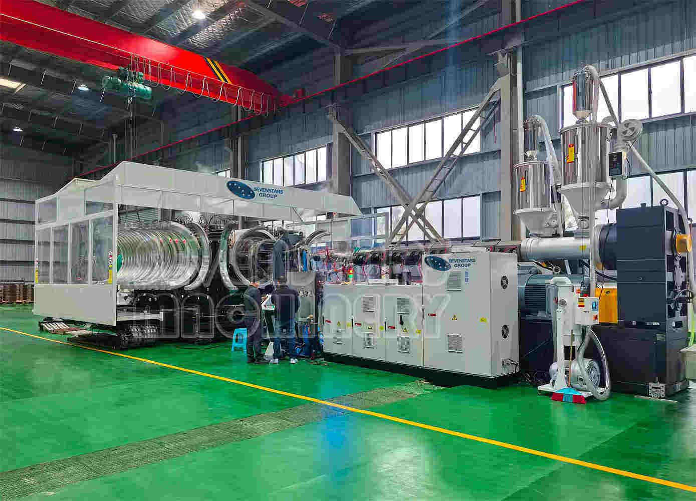 Double Wall Corrugated Pipe Extrusion Line factory