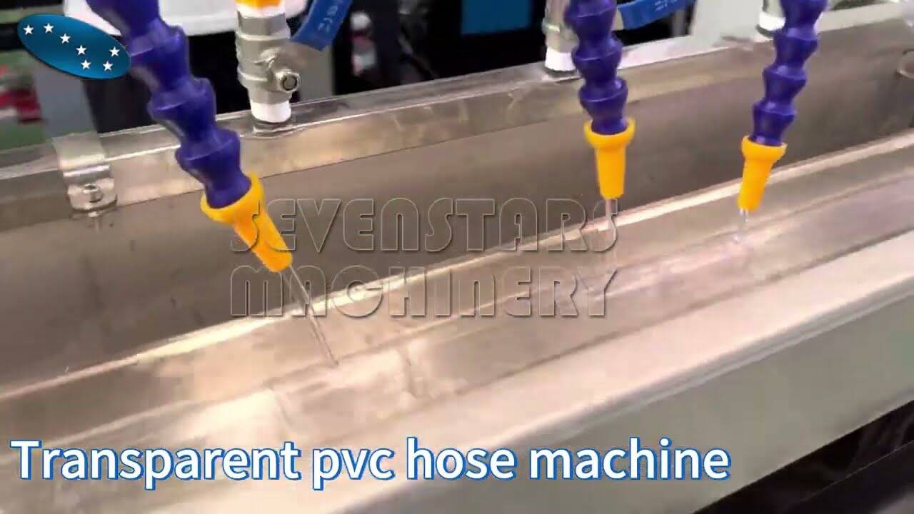 Transparent pvc hose machine testing