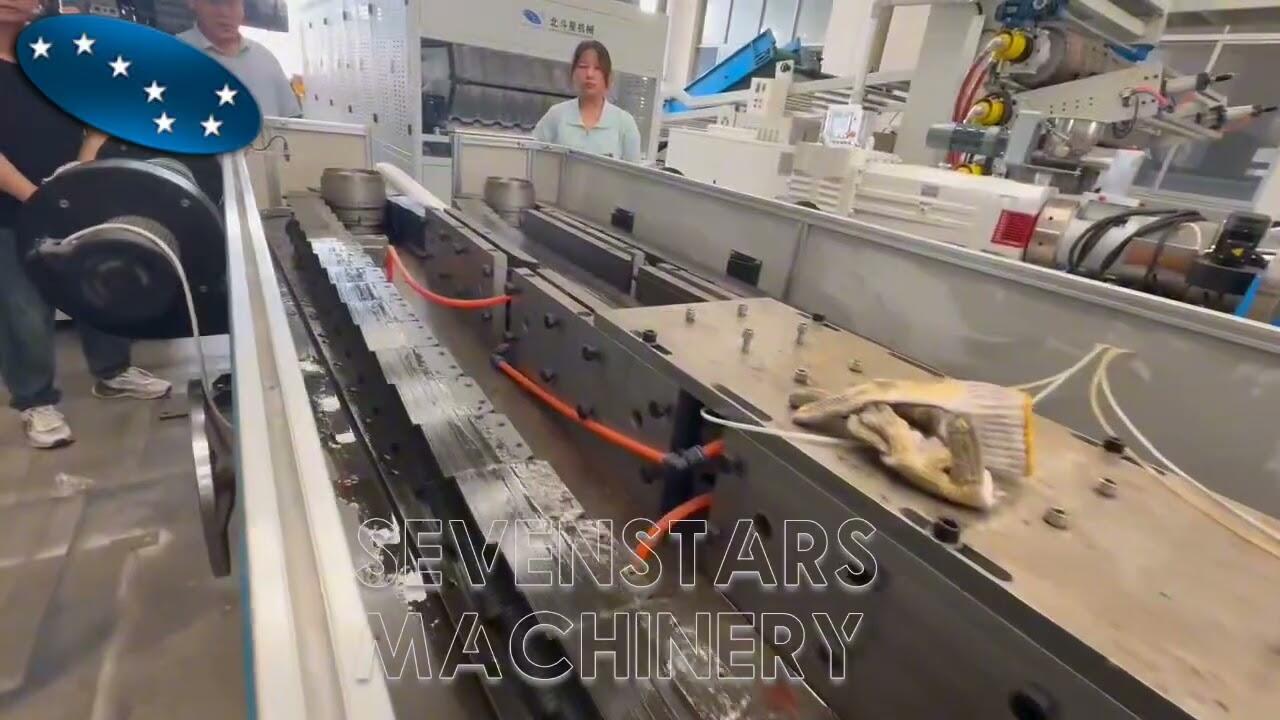 Single-wall Corrugated PIPE Extruding Machine Testing