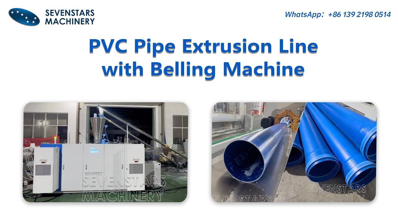 315 PVC Pipe Extrusion Line with Belling Machine