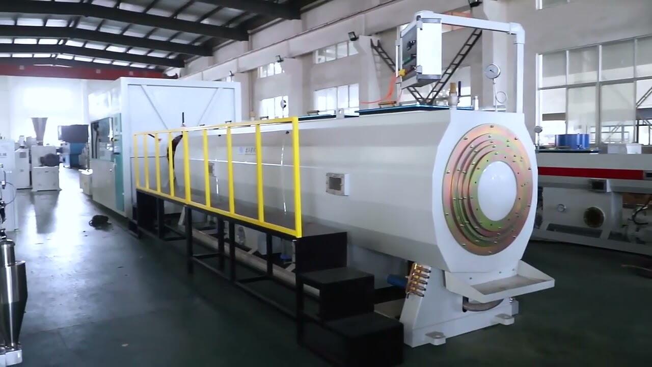 Pvc pipe extrusion line