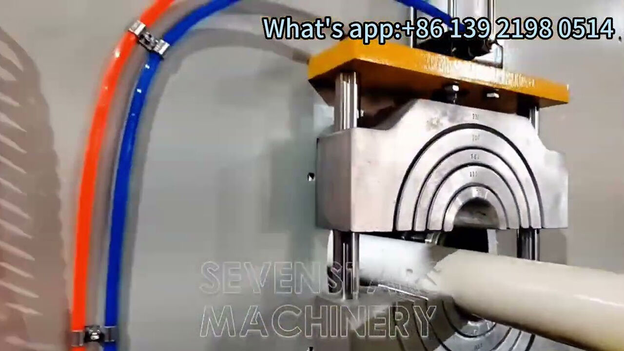 PVC pipe machine testing for Algeria customer
