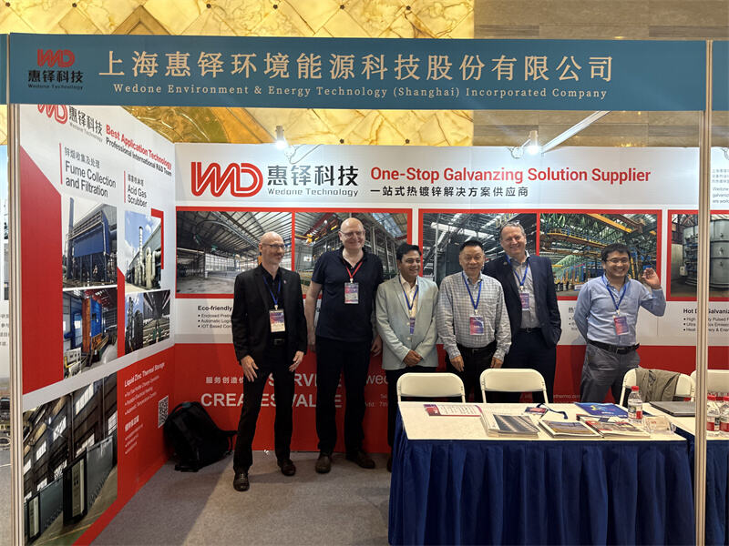 Wedone Technology and International Zinc Association Hold Friendly Talks at Changsha International Exhibition on Global Galvanizing Industry Import-Export Cooperation