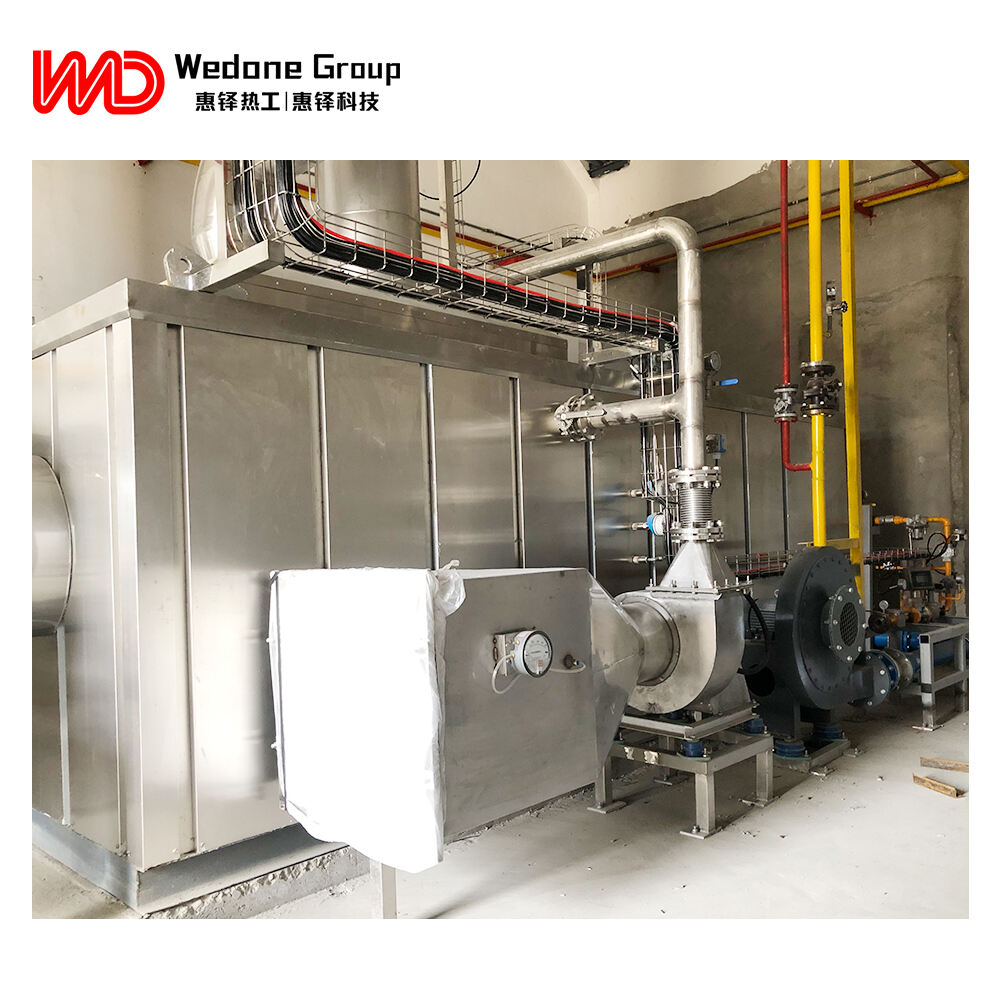 Dolaylı gaz yakıtlı düşük nox emisyonlu hava ısıtıcısı