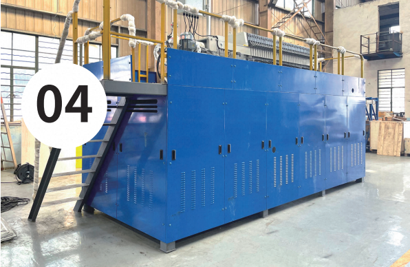 Full automatic flux regenerating package system