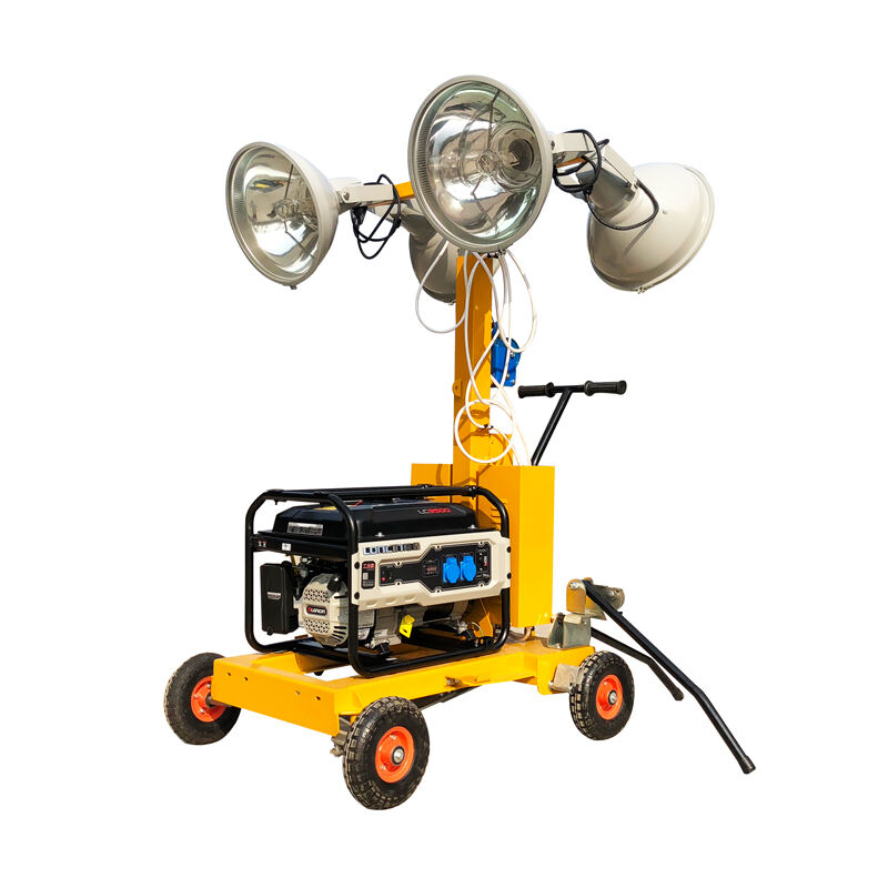 SMLV400A/B 5m Manual Lifting Mobile Lighting Vehicle