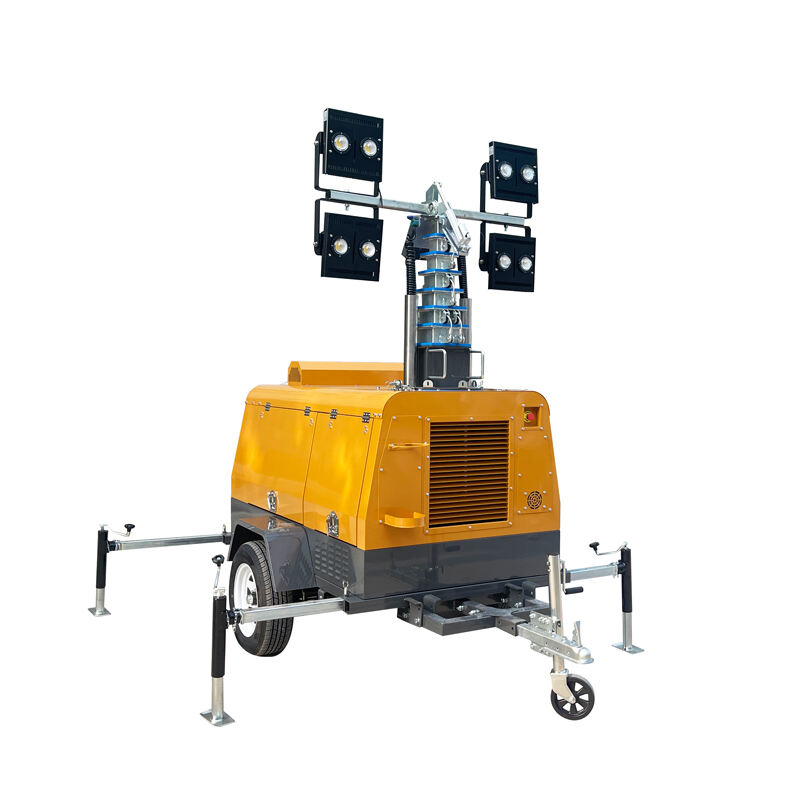 Why Mobile Light Towers Are Essential for Night Construction