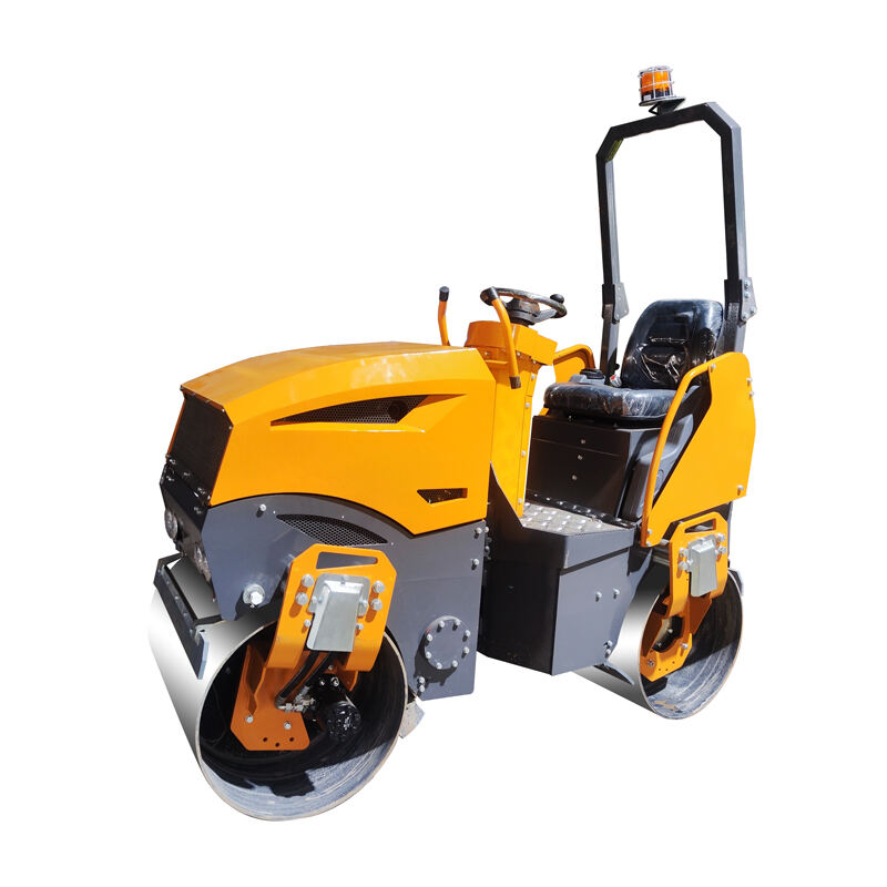 ST1200 rolo compactador vibratório de duplo tambor