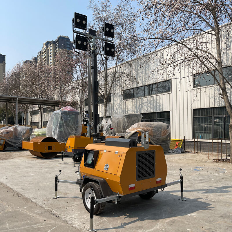 Generator Light Tower: Self-Sufficient Mobile Light Tower
