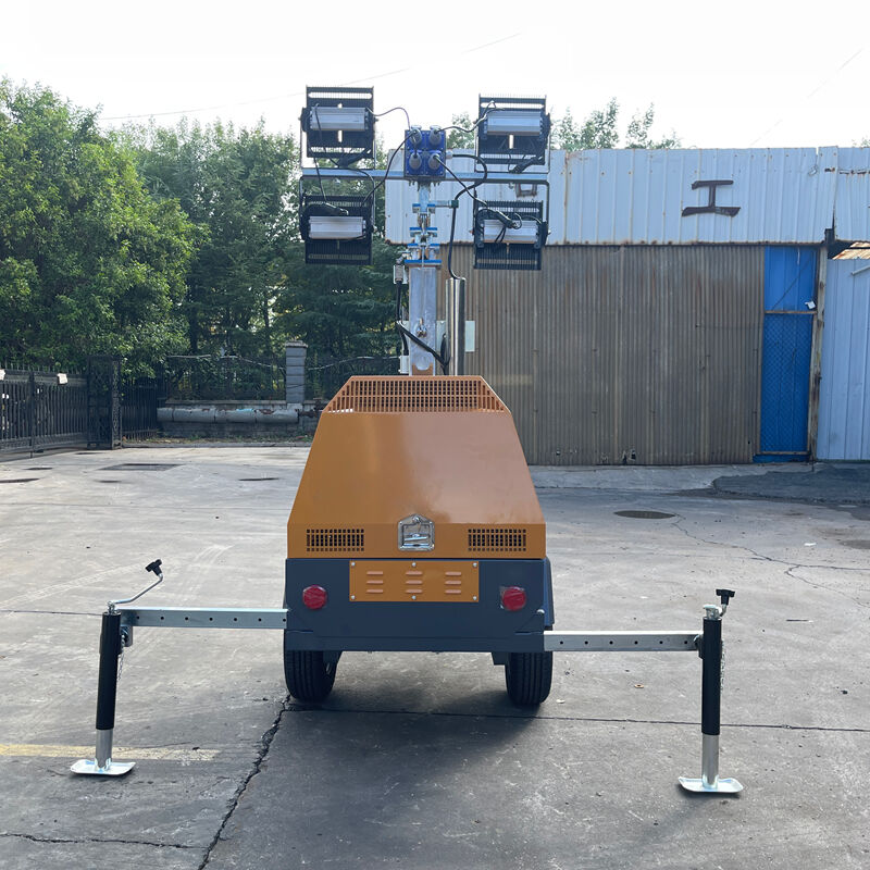Durable Mobile Lighting Tower for Harsh Environments