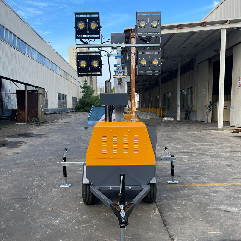 Generator Light Tower: Self-Sufficient Mobile Lighting