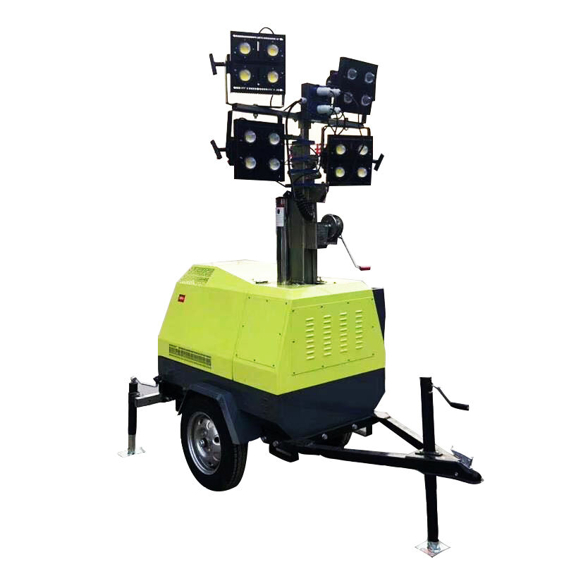 4VA4000 storike 7m trailer mobile lighting tower