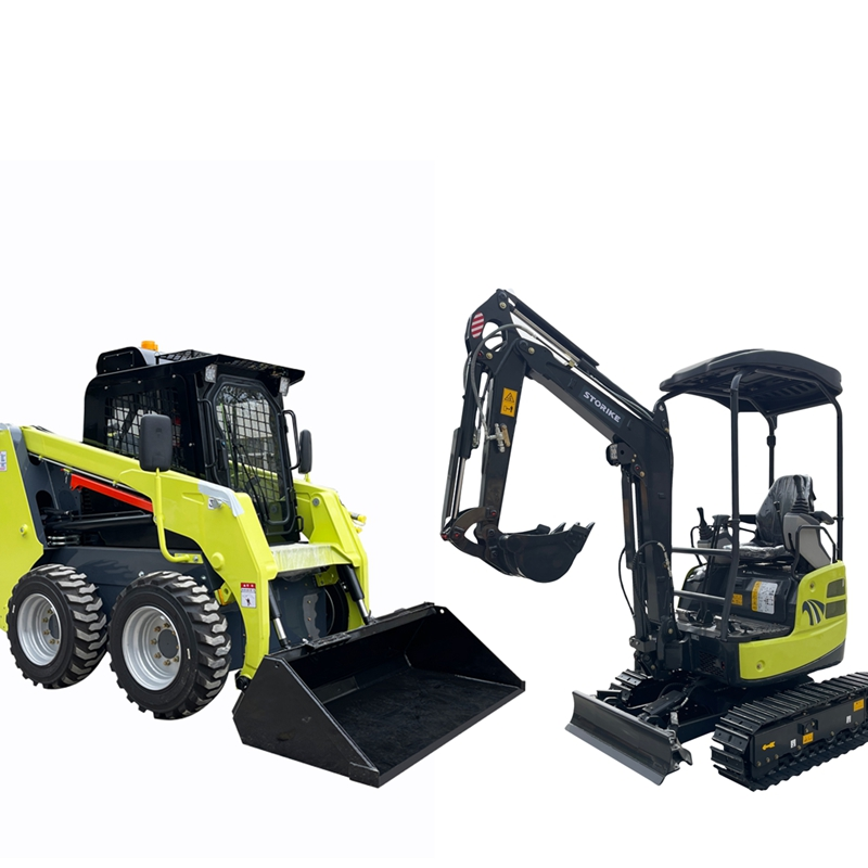 Máy xúc lật bánh lốp xoay toàn hướng và Máy đào: Loại nào phù hợp với công việc của bạn?