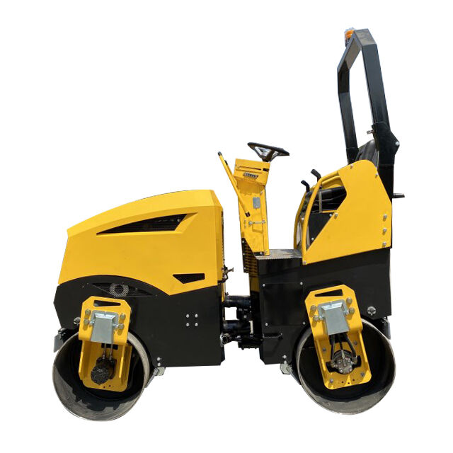 Walk Behind Roller Road Roller: Manual Control for Tight Spaces