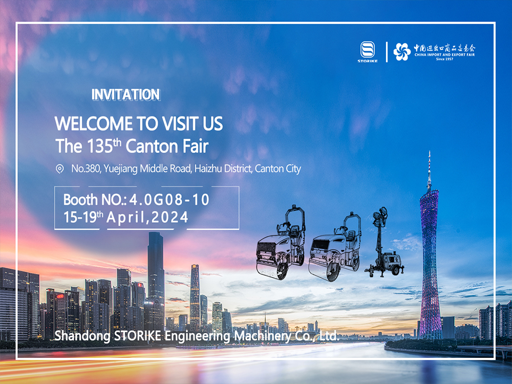 Shandong Storike Engineering Machinery Co., Ltd.Participated in the 135th Canton Fair